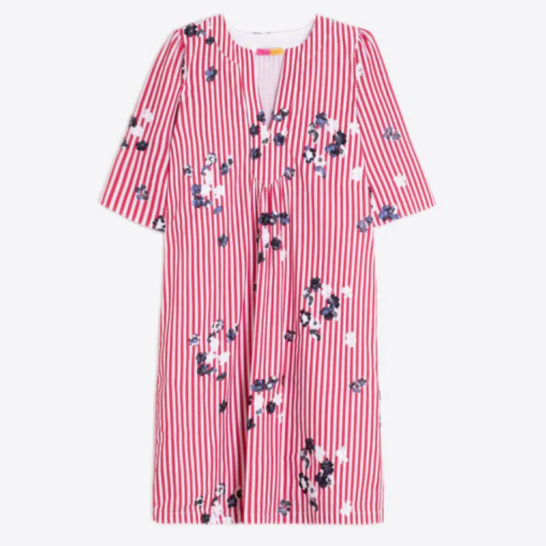 Vilagallo Red And White Striped Dress Brenda Muir Ladieswear vilagallo-red-and-white-striped-dress-brenda-muir-ladieswear