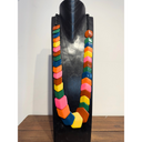 BM Necklace of Multi Coloured Hexagons
