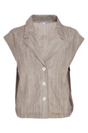Naya Crinkle Oil Wash Waistcoat