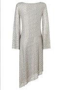 Ana Alcazar Tunic Dress Assymetric In Original Grey
