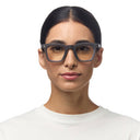 OKKIA Firenze Reading Glasses In Translucent Smoke