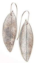 Zsiska Leaf Brooch In Silver