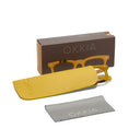 OKKIA Firenze Reading Glasses In Yellow With 3 Points Havana