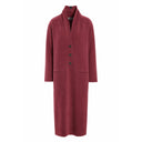 Henriette Steffensen Long Cardigan In Bordeaux