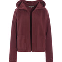 Henriette Steffensen Hooded Cardigan In Bordeaux
