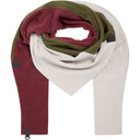 Henriette Steffensen Triangle Scarf In Bordeaux/Kit/Moss