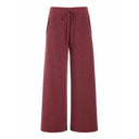 Henriette Steffensen Long Flare Trouser In Bordeaux