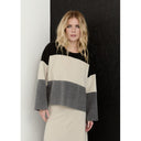 Henriette Steffensen Mixed Top In Cool Colours Grey