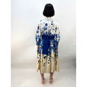 Sara Roka Dress In Blue Garden