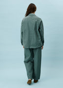 FRNCH Limentis Shirt in Aqua Green