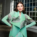 Alquema Estrella Dress in Lime Fan Dance