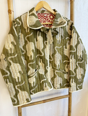 EDL Sam Samyuta Reversible Jacket In Kakhi/Cream