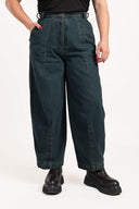 Rundholz Bubble Shaped Jeans In Forest Cloud