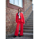 Henriette Steffensen Flare Trousers in Tomato