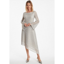 Ana Alcazar Tunic Dress Assymetric In Original Grey