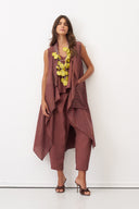 BIZE Mykonos Necklace In Lime And Cream