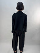 Yacco Maricard Short Cotton Jersey Jacket in Black