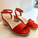 Gaimo Evony Pesca Baby Silk Sandals in Sofia/Yute Natural