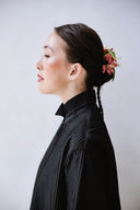 Yacco Maricard Cotton Lawn Tunic In Black