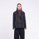 Sanctamuerte Blazer Boxy In Cognac Quartz