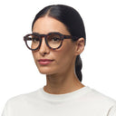 OKKIA Zeno Round Reading Glasses In Havana