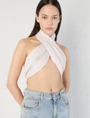 Marella Attinia Pink Lurex Scarf