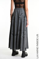 La Haine Wide Leg Sweat Pant in Grey