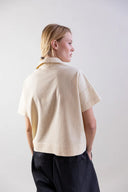 Psophia Sand Shirt With Embroidery Detail