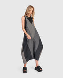 Alembika Sleeveless V-Neck Dress In Darkbar