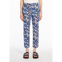 Max Mara Weekend RAVELLO Blue Palm Print Trousers