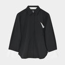 2NDDAY Ishii Shirt In Charcoal Pinstripe With White Cuff