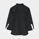 2NDDAY Ishii Shirt In Charcoal Pinstripe With White Cuff