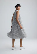 Luukaa Elune Woven Dress In Ash Grey