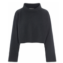 Henriette Steffenson Short Pullover in Soft Black