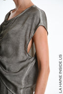 La Haine Ruched Tunic in Fango