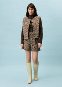 FRNCH Lysandra Gilet in Multi Colours