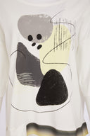 Naya Placement Top In white And Lemon