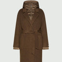 Marella MLLTENACE Tobacco 2 Piece Puffa With Long Layering Coat