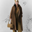 Marella MLLTENACE Tobacco 2 Piece Puffa With Long Layering Coat