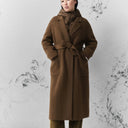 Marella MLLTENACE Tobacco 2 Piece Puffa With Long Layering Coat