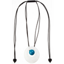 Zsiska Ori Adjustable Bead Pendant in White