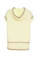 Naya Short Sleeve Hooded Top In Lemon