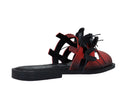 Papucei Nashi Flat Sandal in Red