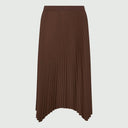 Marella Mllalpaca Pleated Skirt In Caramel