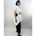 KnitKnit Gilet In White/Black