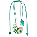 Zsiska Lilith Earrings Green
