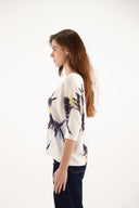 Estheme Sweater with Abstract Dog Print