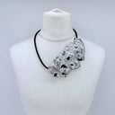 Jianhui Water Droplet Statement Necklace In Rose Gold or Silver
