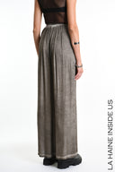 La Haine Wide Legged Pants in Fango
