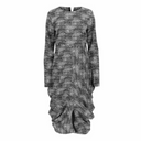 Xenia Vino Dress in Black/White